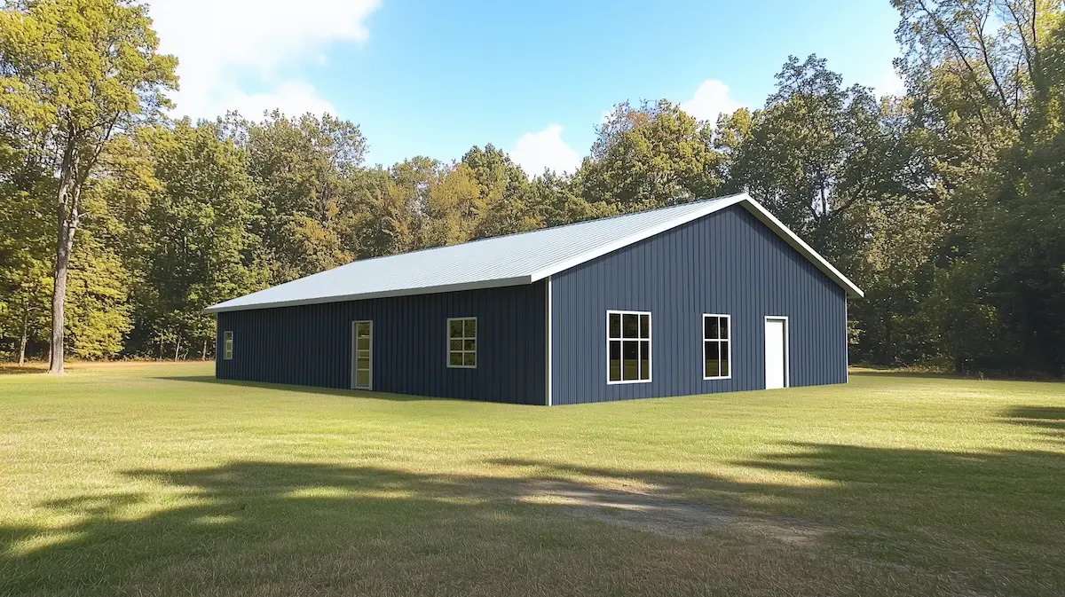 30x60 one-story Basic barndo exterior